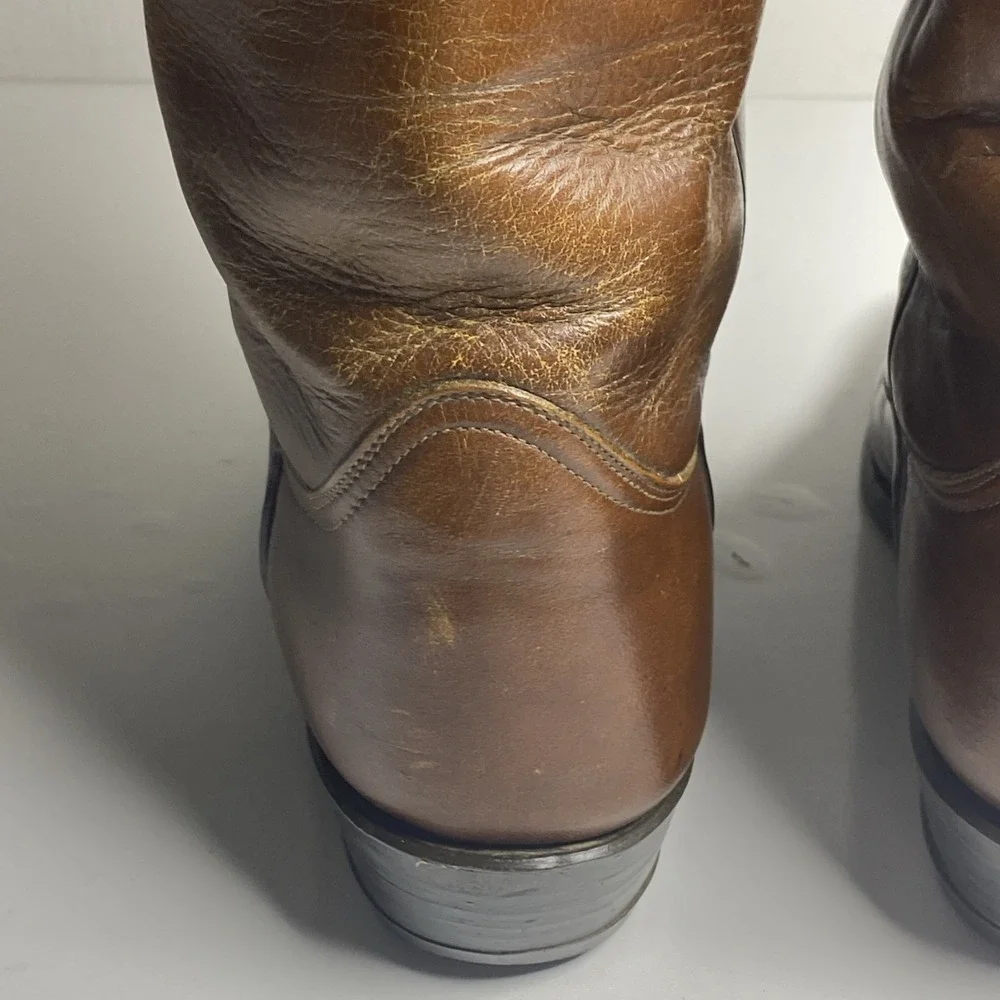 Tony Lama Vintage Women's Size 6.5D Brown Cognac Western Boot Cowgirl
